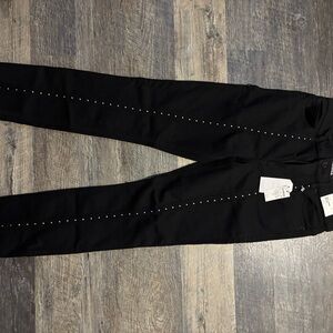 Express Black Studded Women's Jeans